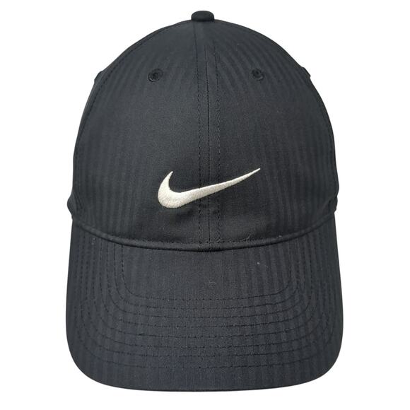 Nike Slideback Baseball Cap Black One Size Adjustable Embroidered Swoosh - Picture 1 of 10